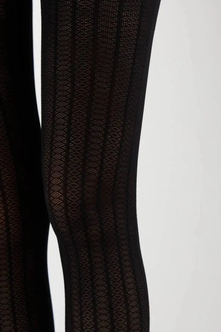 Fantasy Tights Conte Lacy Line - Lace Pattern and Stripes