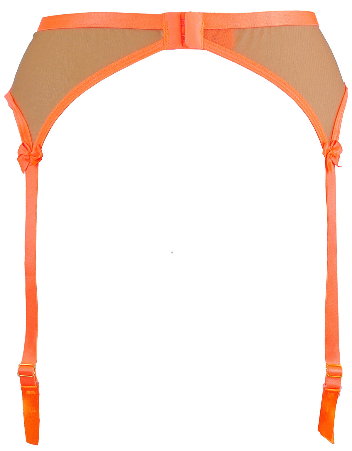 Axami Tropica Coral Sheer Garter Belt