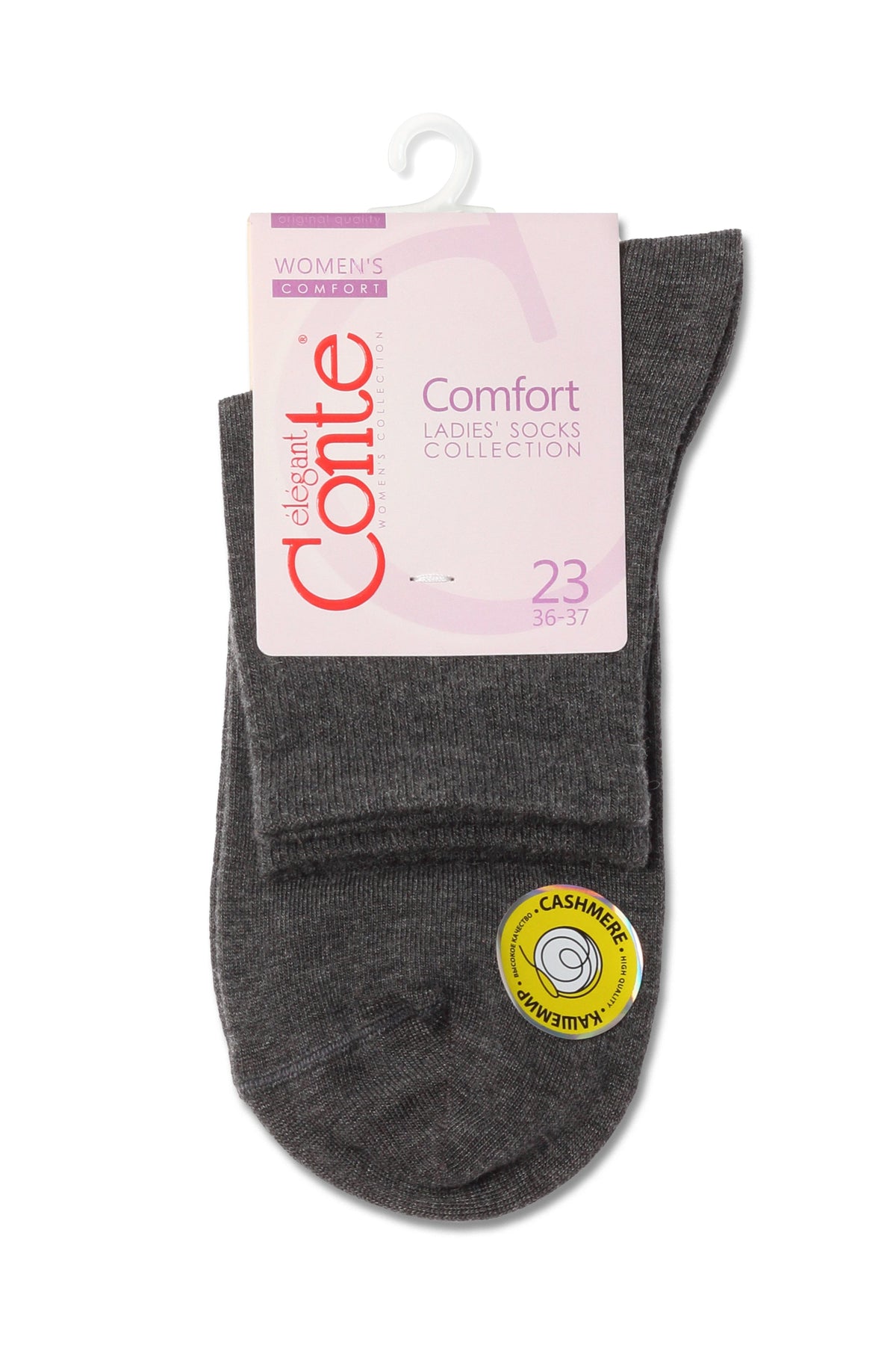 Viscose and Cashmere Socks Conte Comfort 000