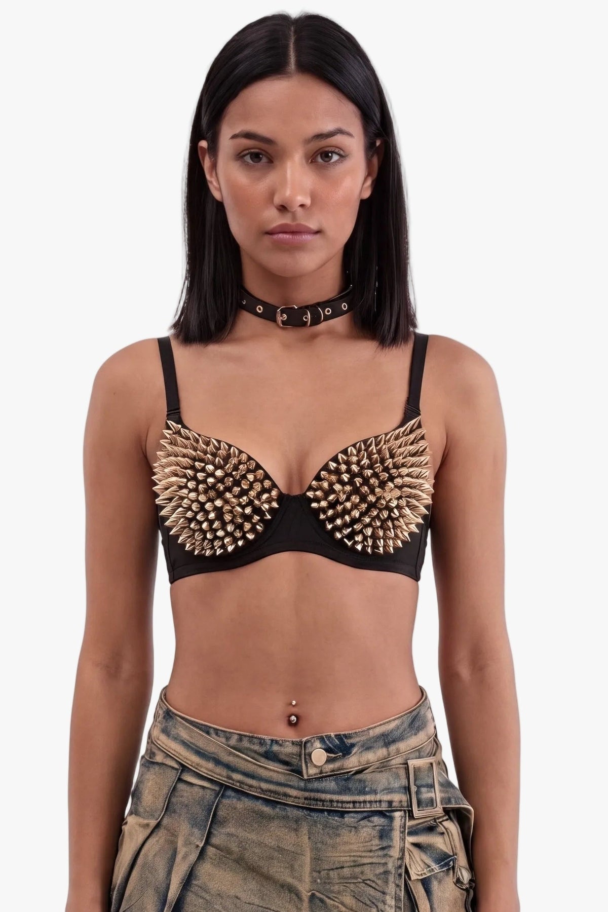 24k Fever Studded Bralette