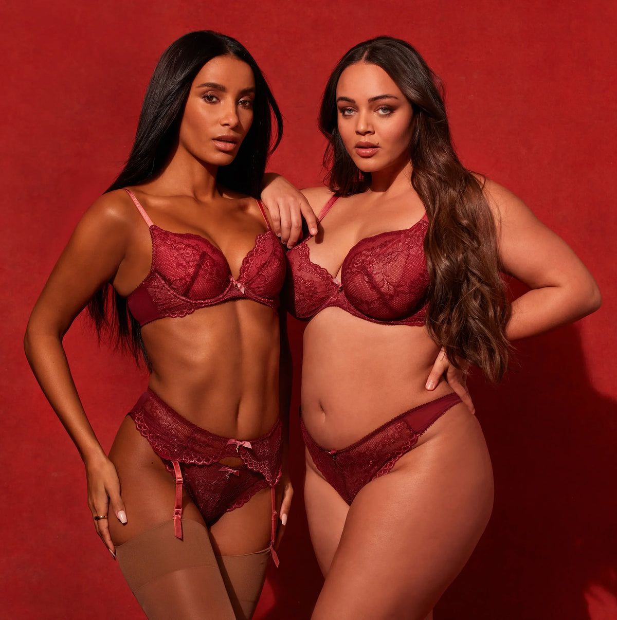 Gossard Superboost Lace Raspberry Sorbet Plunge Bra
