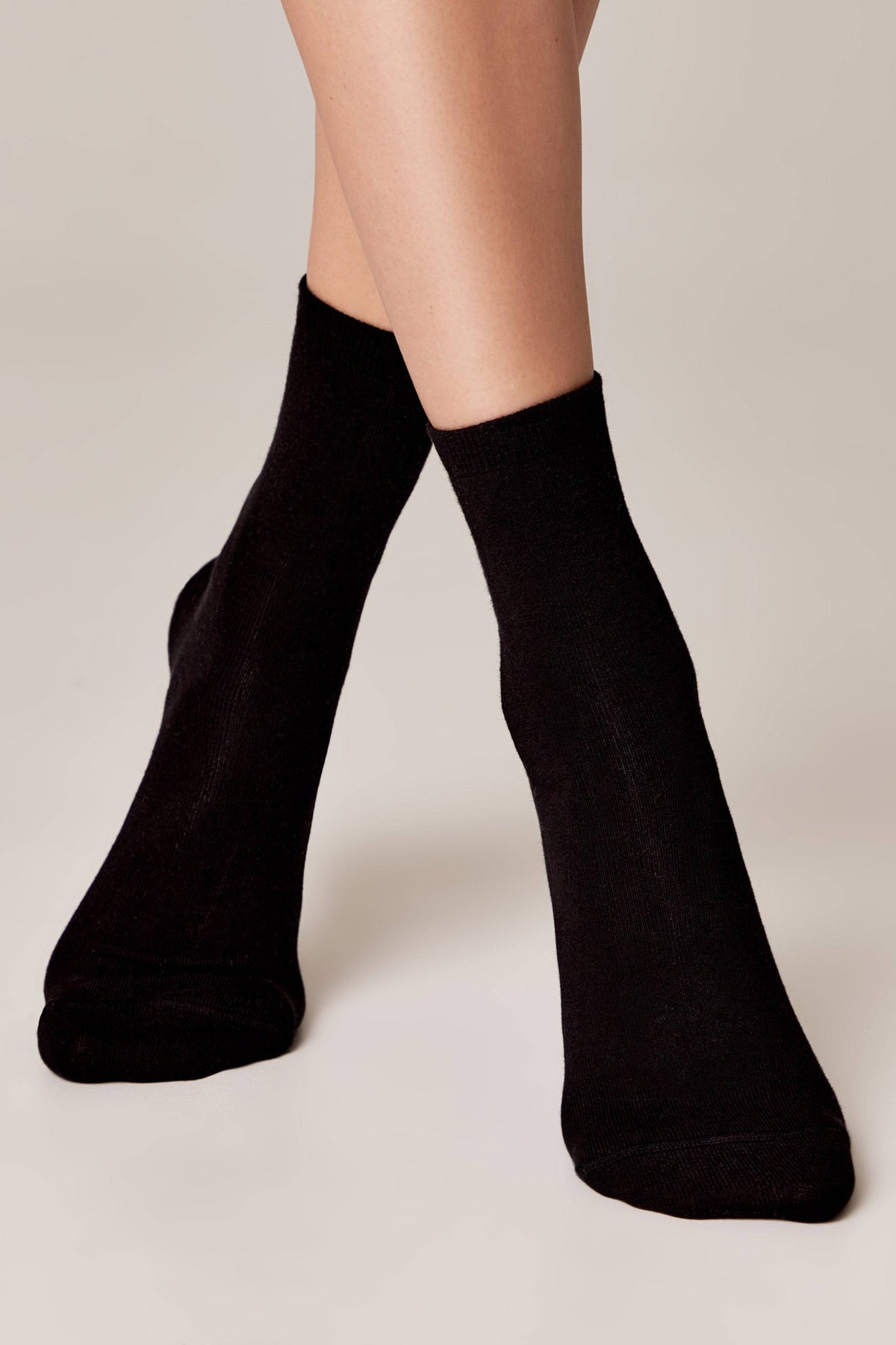 Cotton Socks Conte Classic 427 - Shimmering Heart Pattern