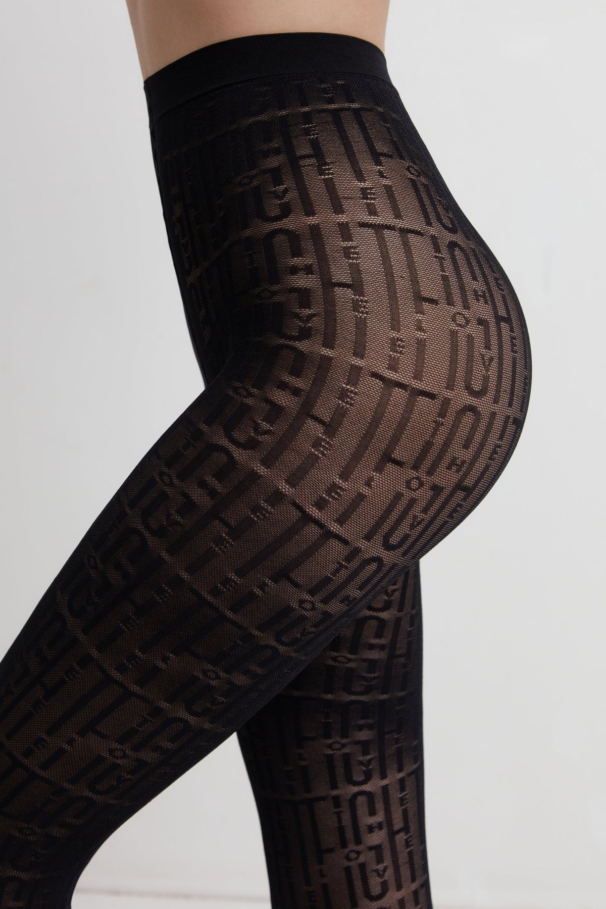 Fantasy Tights Conte Art - Letter Pattern