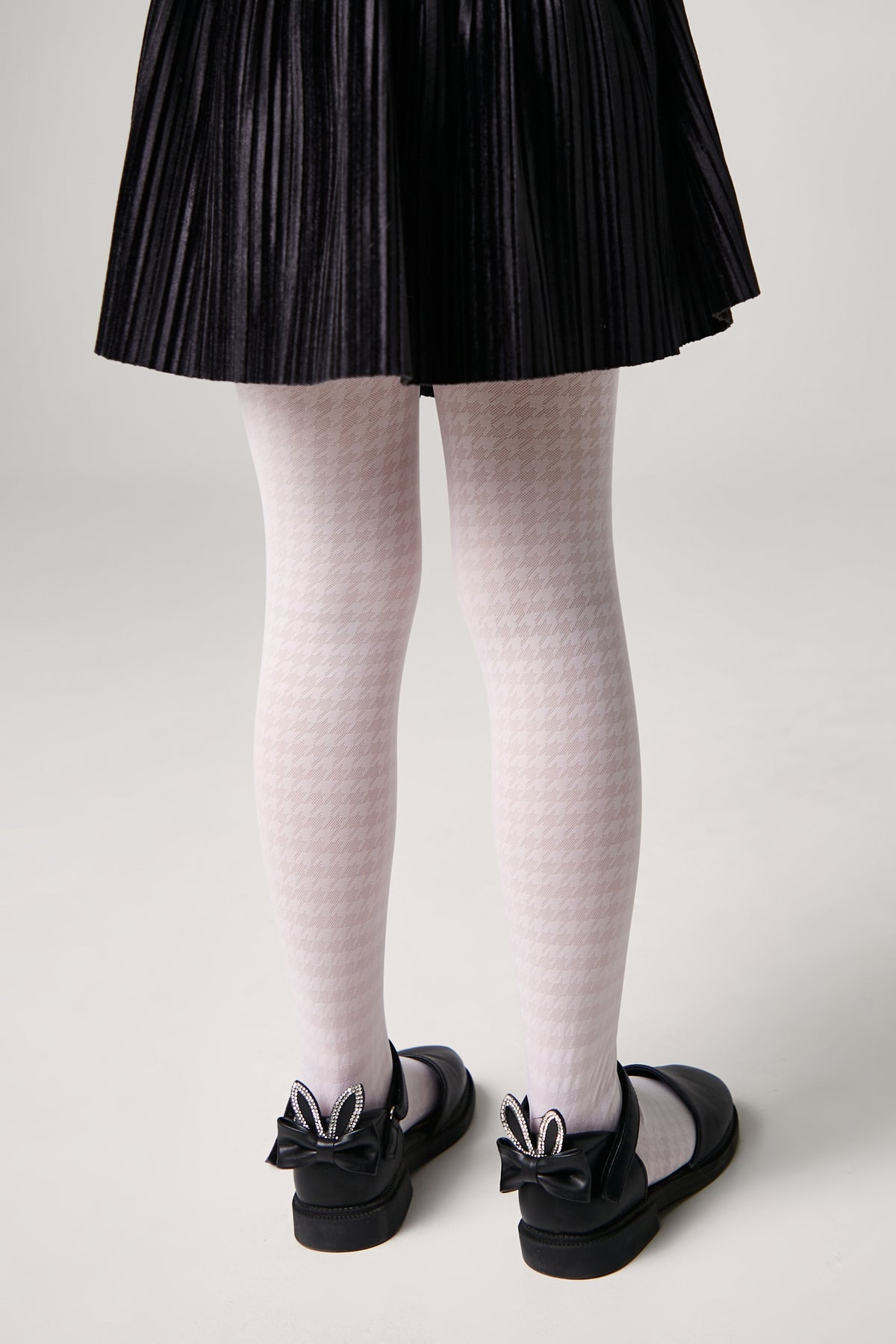 Conte Tights for girls Chanel 40 Den - Houndstooth Pattern