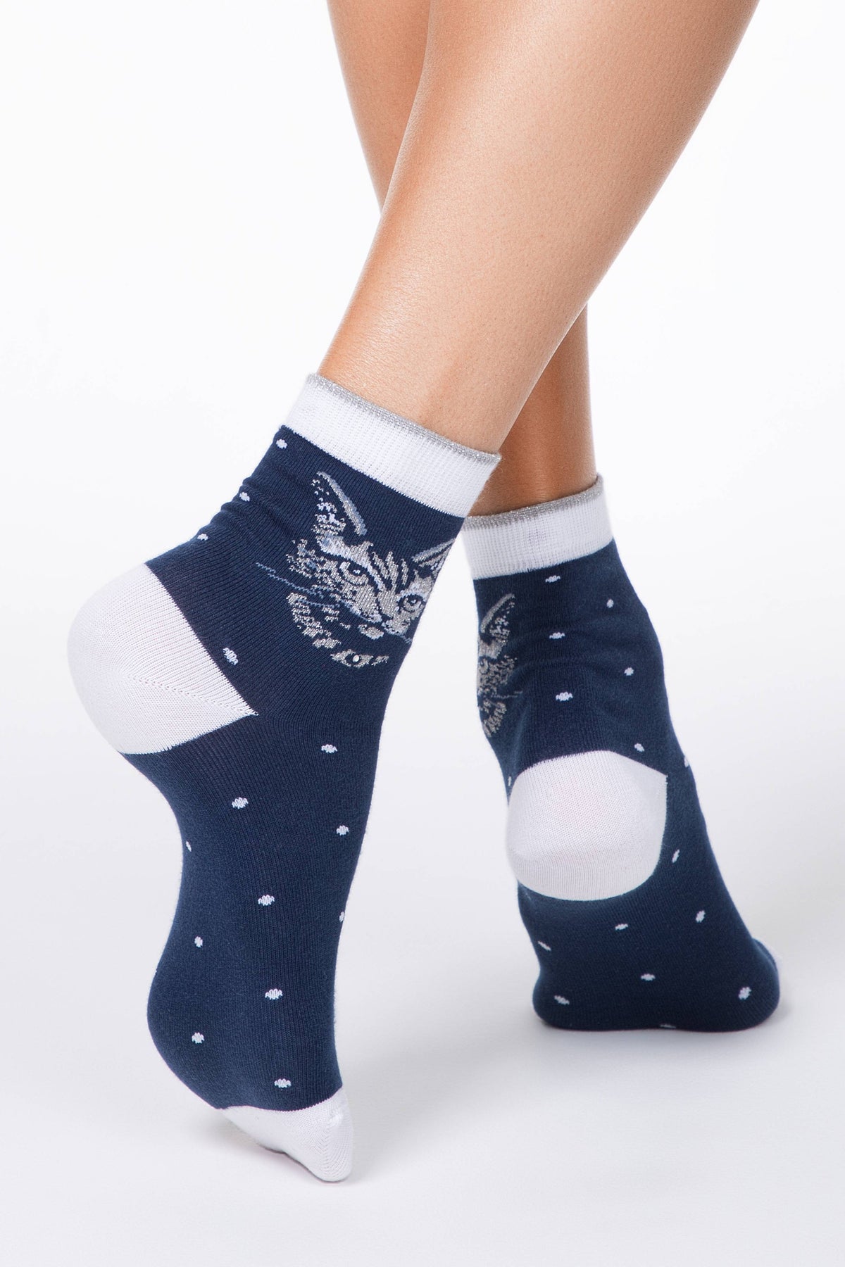 Conte Elegant Cotton Socks (2 pairs) - Lady Cat