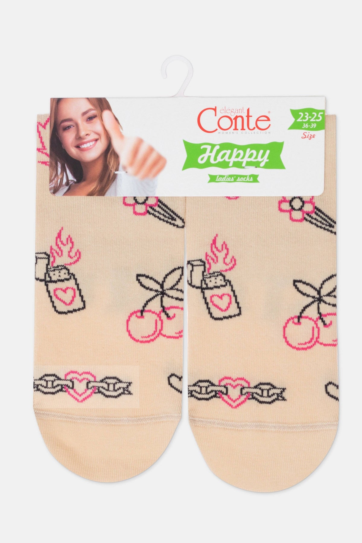 Cotton Socks Conte Happy 605 - Baby Love