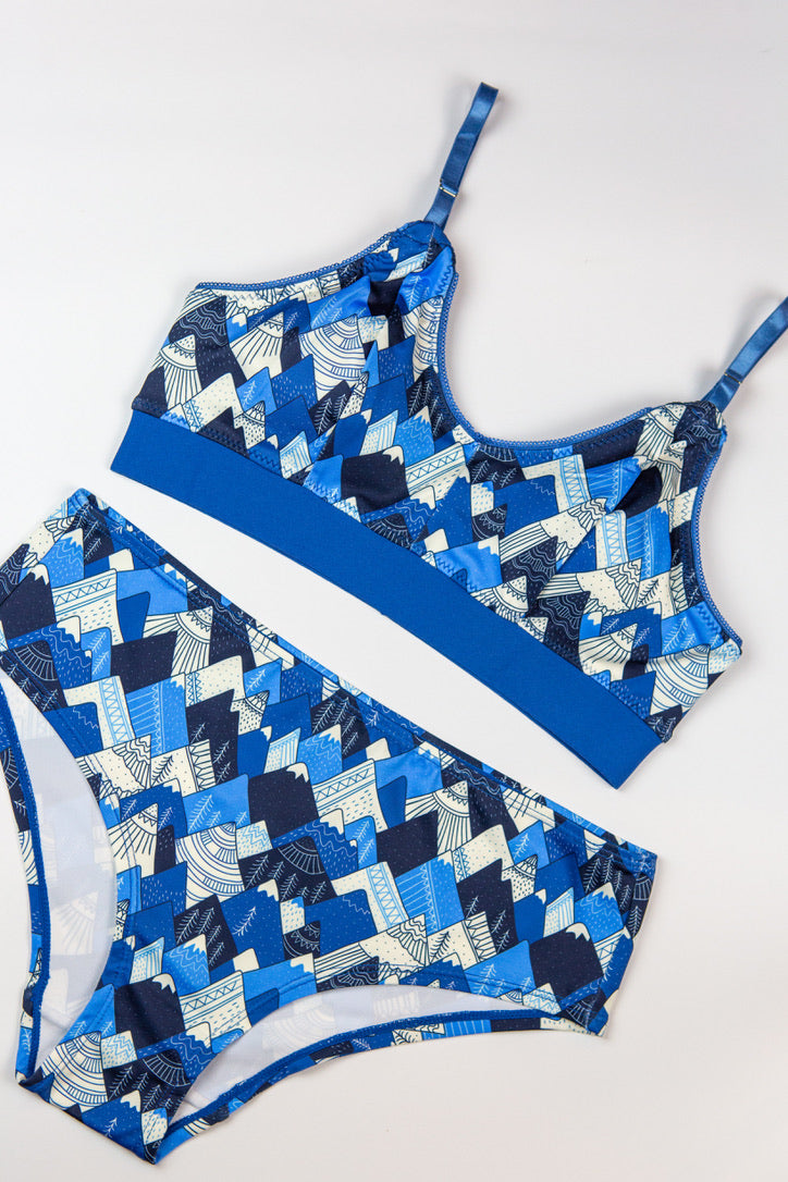 OG Mountain Print Bra