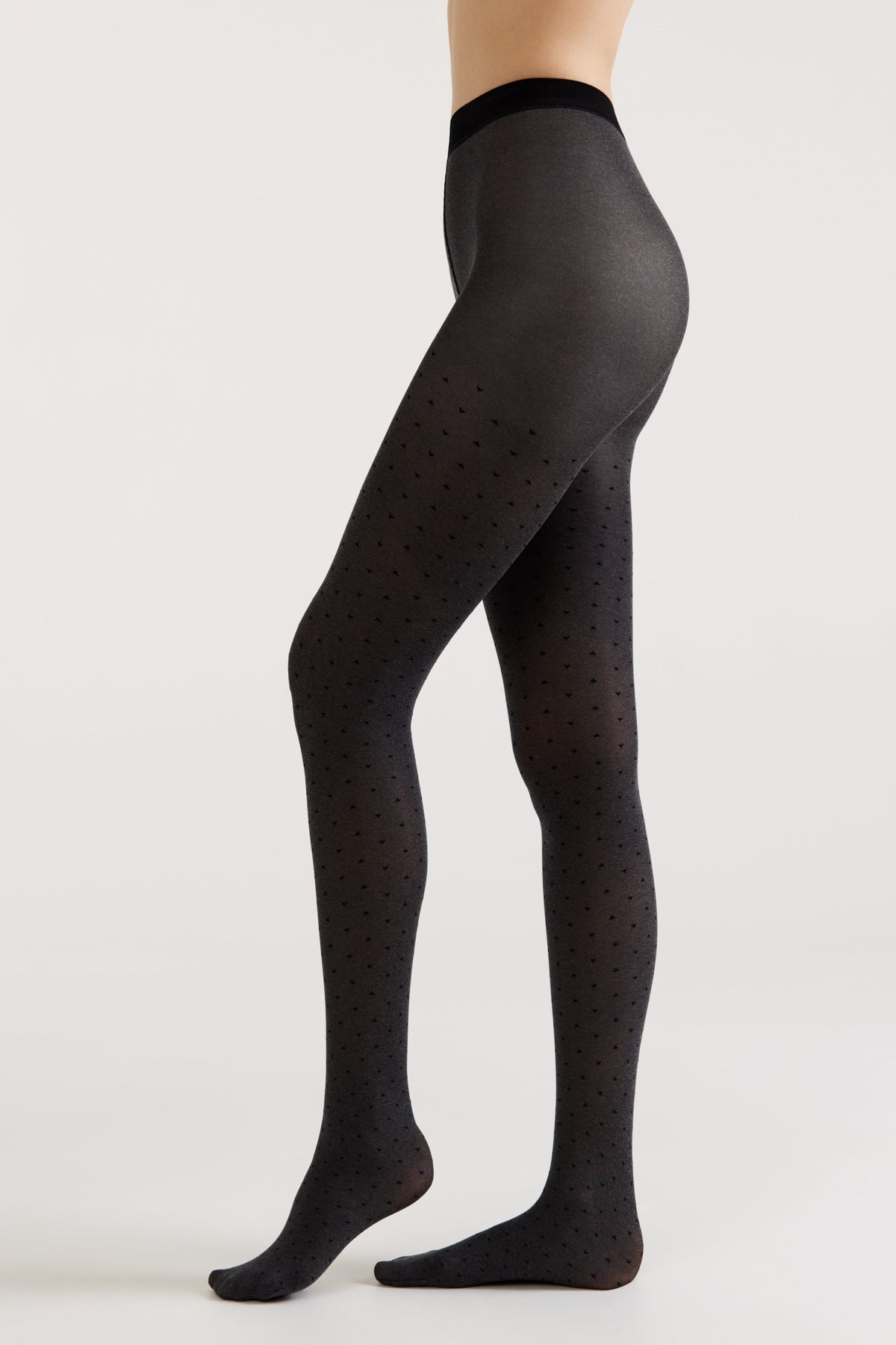 Fantasy Tights Conte Effect - Melange Triangle