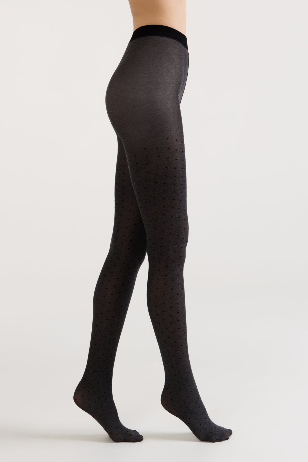 Fantasy Tights Conte Effect - Melange Triangle