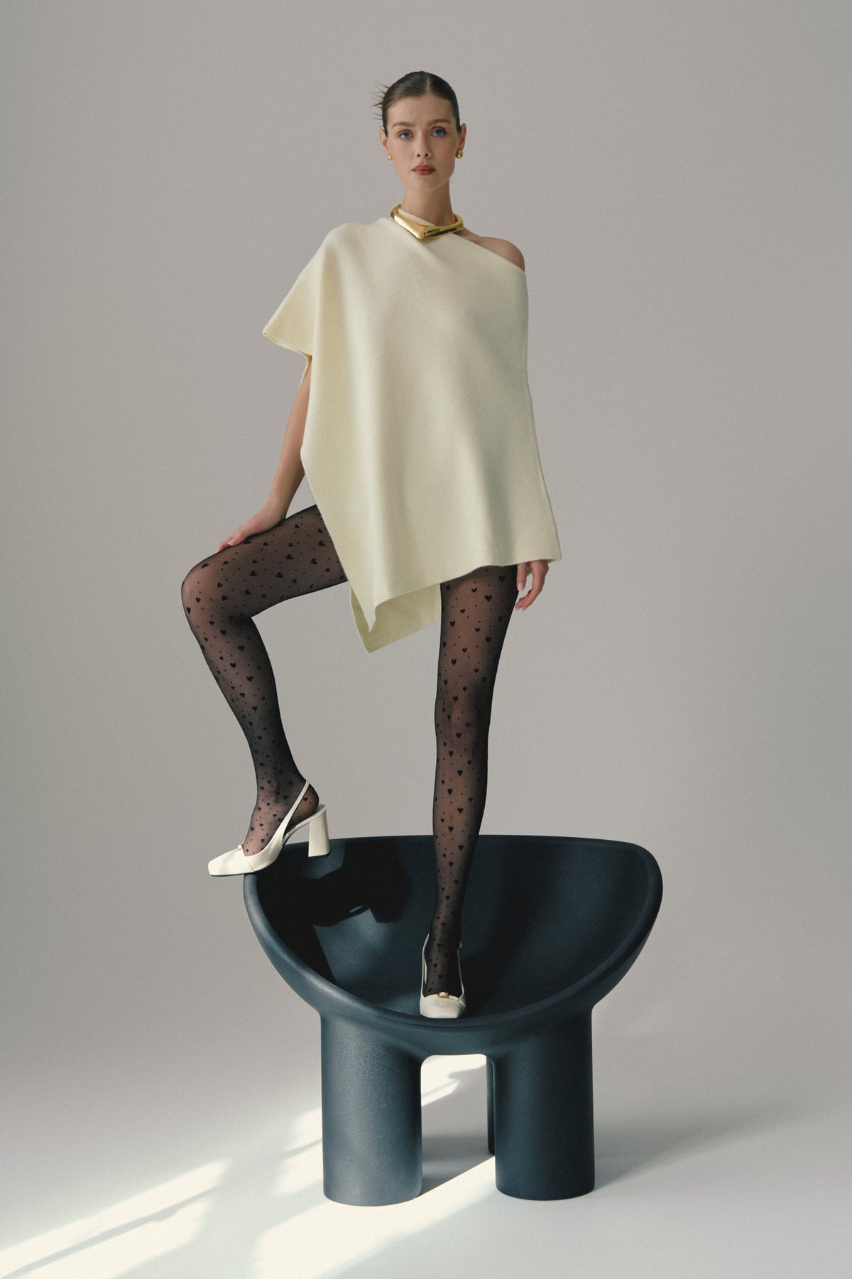 Fantasy Tights Conte Feeling - Hearts and Dots