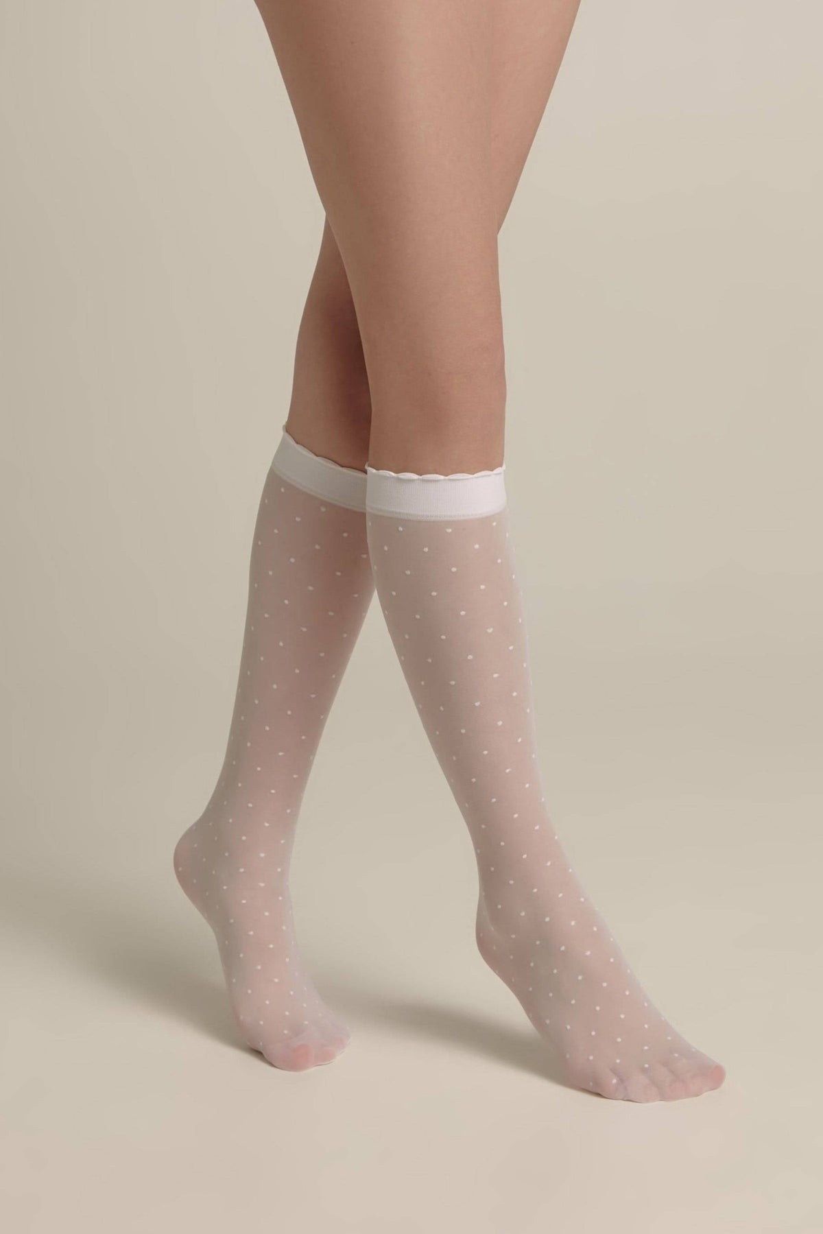 Conte Knee-Highs for girls Dots 20 Den