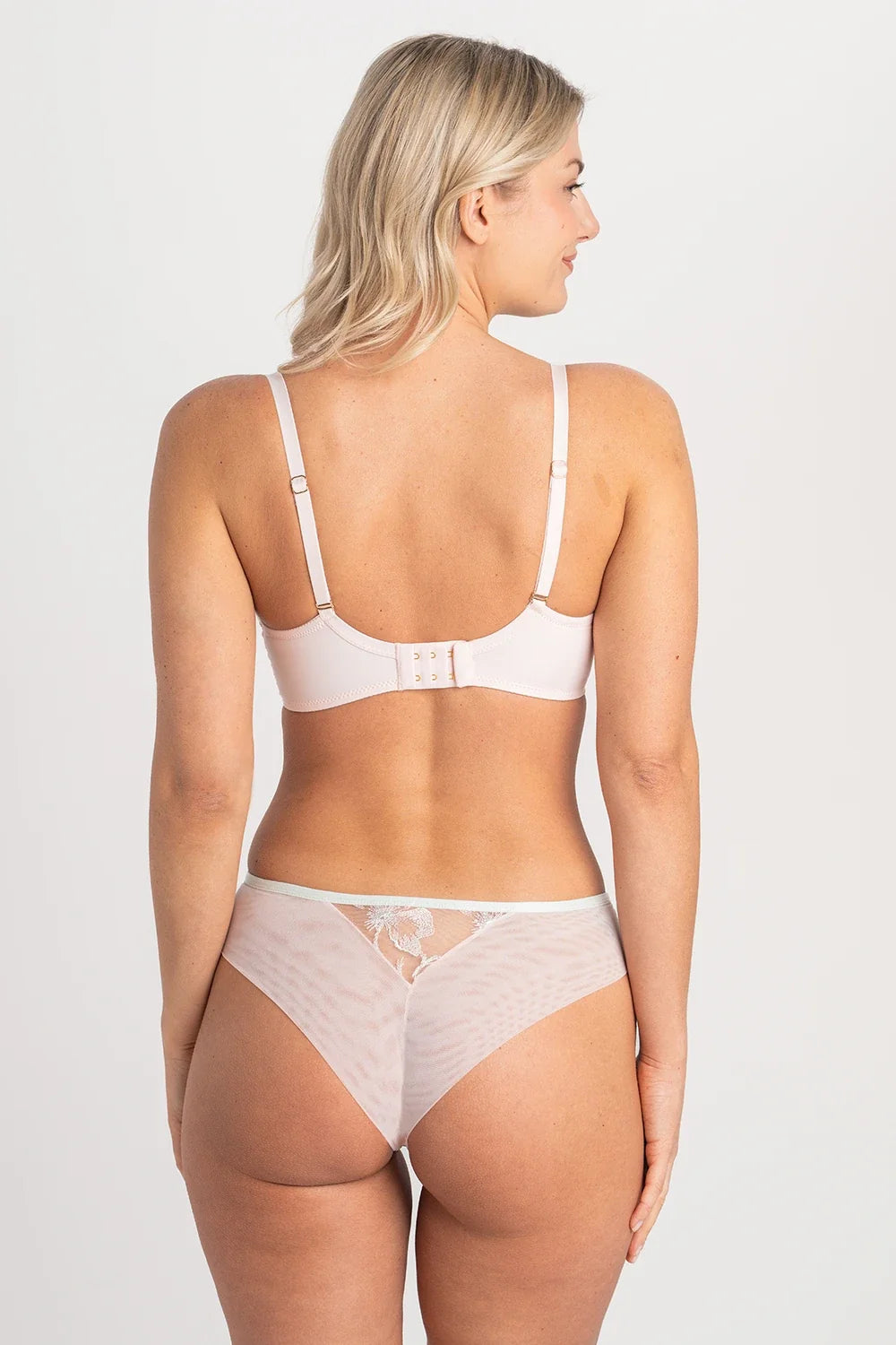 Samanta Lena Powder Rose Balconette Bra