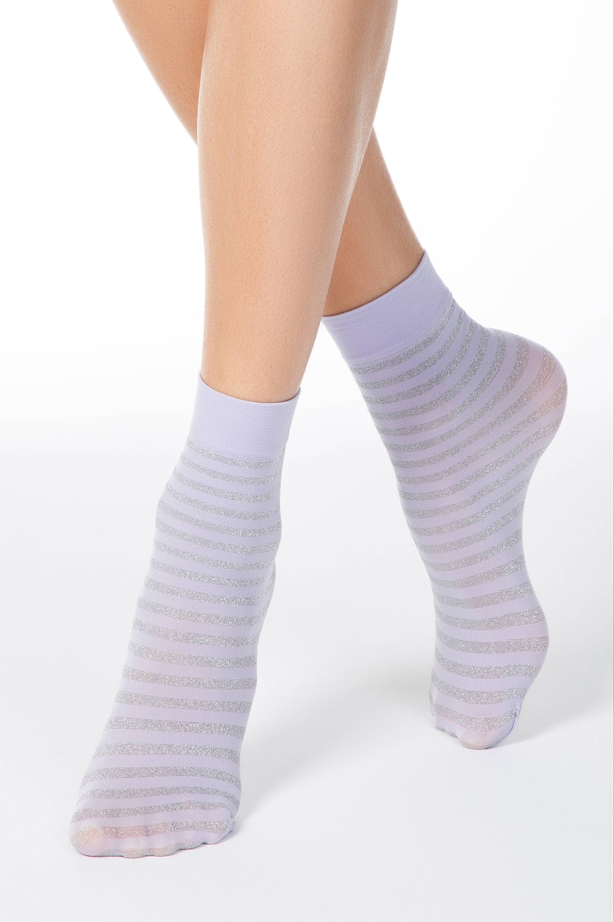 Socks Conte Fantasy - Shimmering Stripe