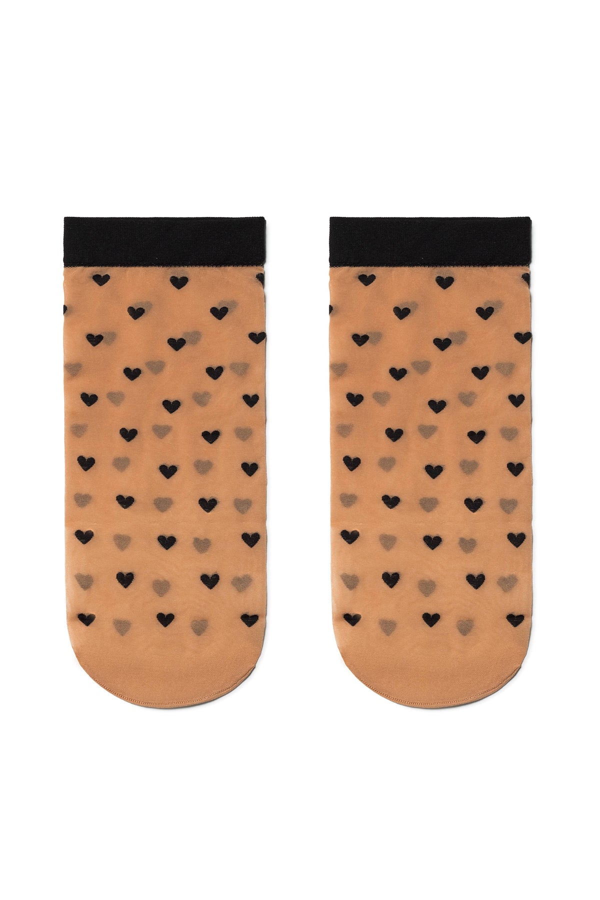 Socks Conte Fantasy - Hearts Pattern