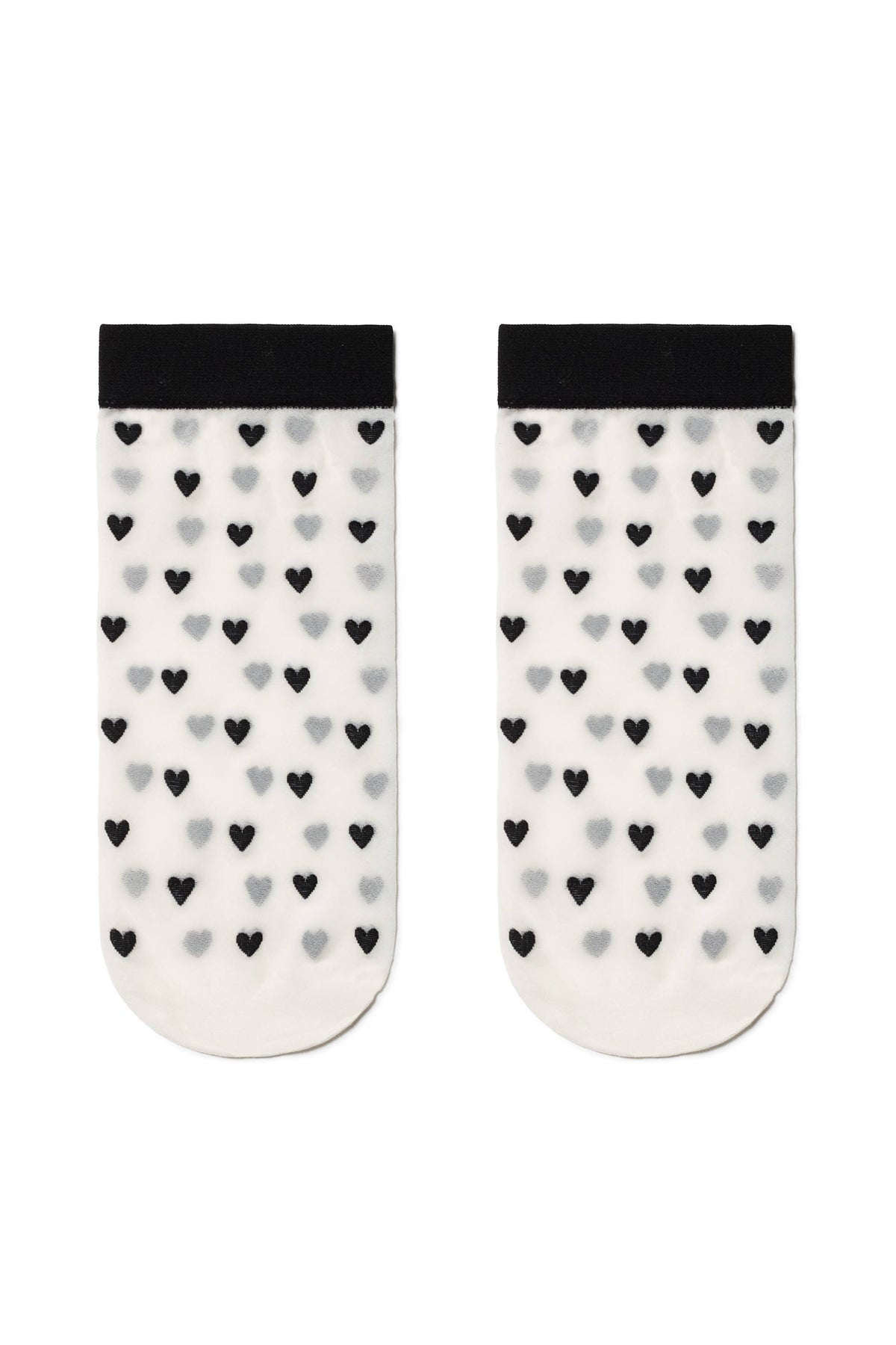 Socks Conte Fantasy - Hearts Pattern