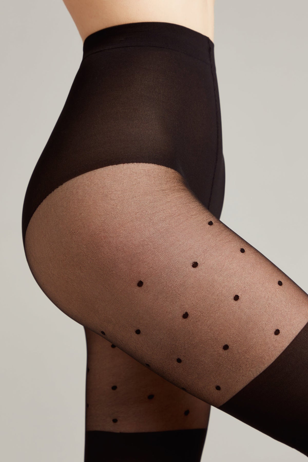Fantasy Tights Conte Sensation - Polka Dots Stockings Imitation