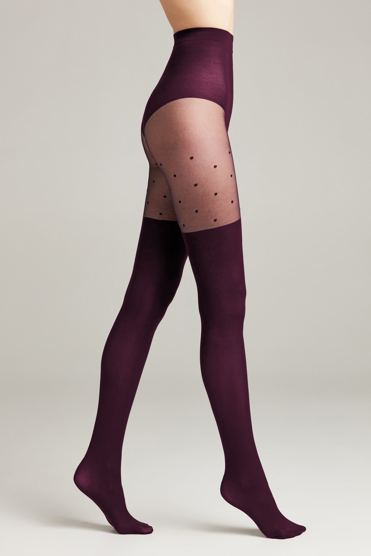 Fantasy Tights Conte Sensation - Polka Dots Stockings Imitation