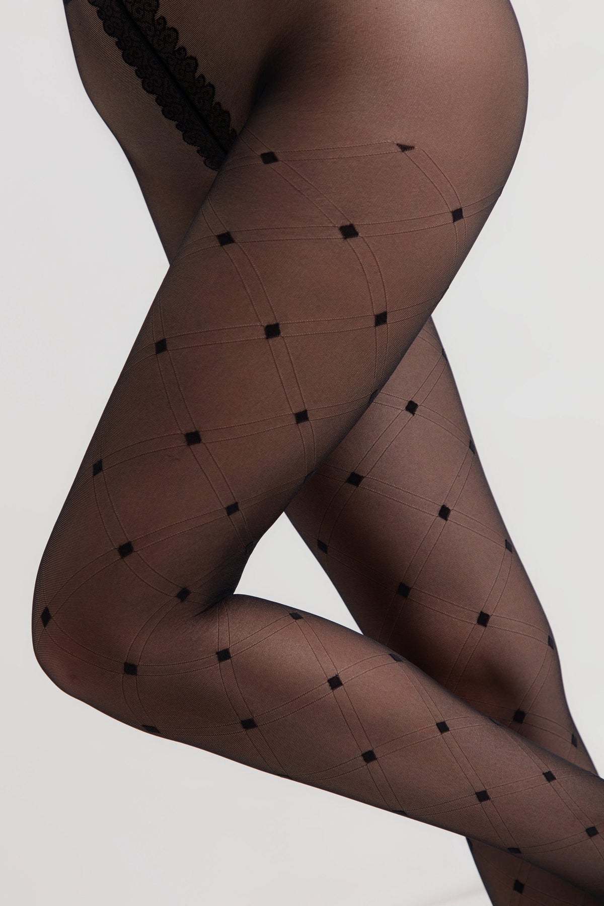 Fantasy Tights Conte Shape - Geometric Pattern Diamonds