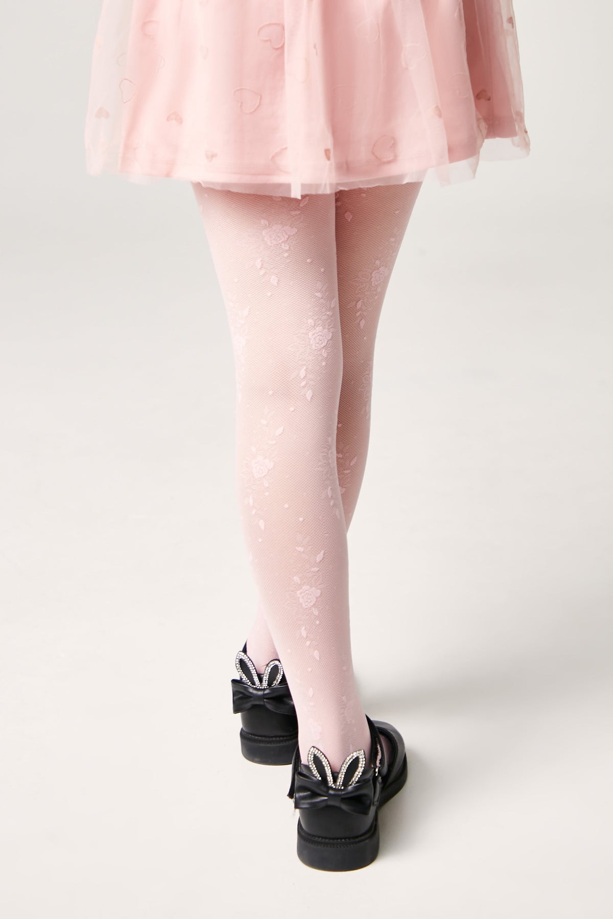 Conte Tights for girls Sofia 20 Den - Floral Pattern