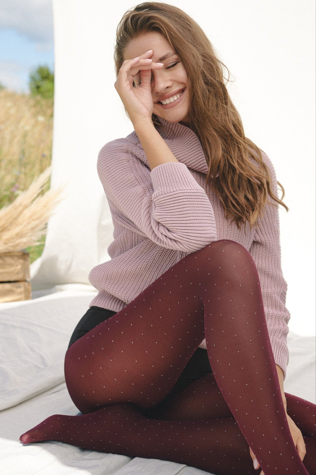 Fantasy Tights Conte Point - Dot Pattern