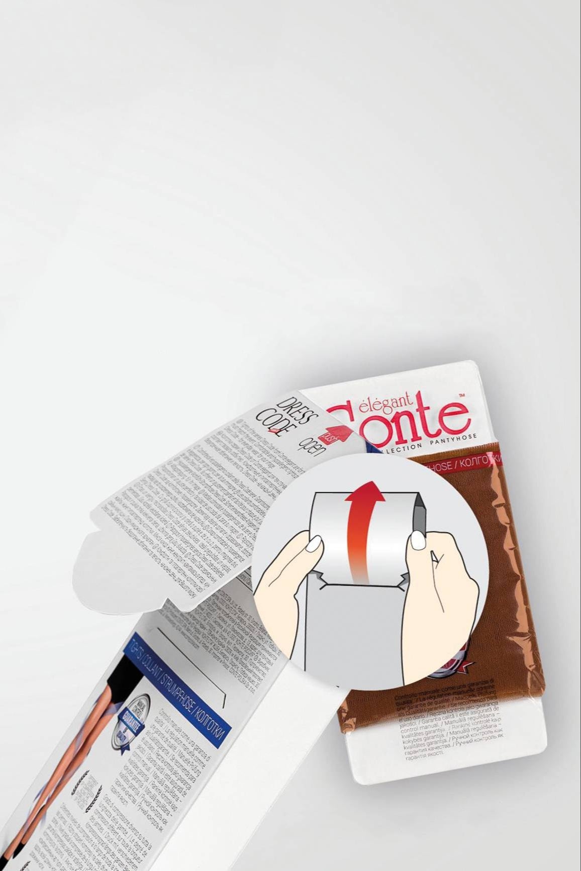 Tights Conte Dress Code 40 Den - Second Skin Effect