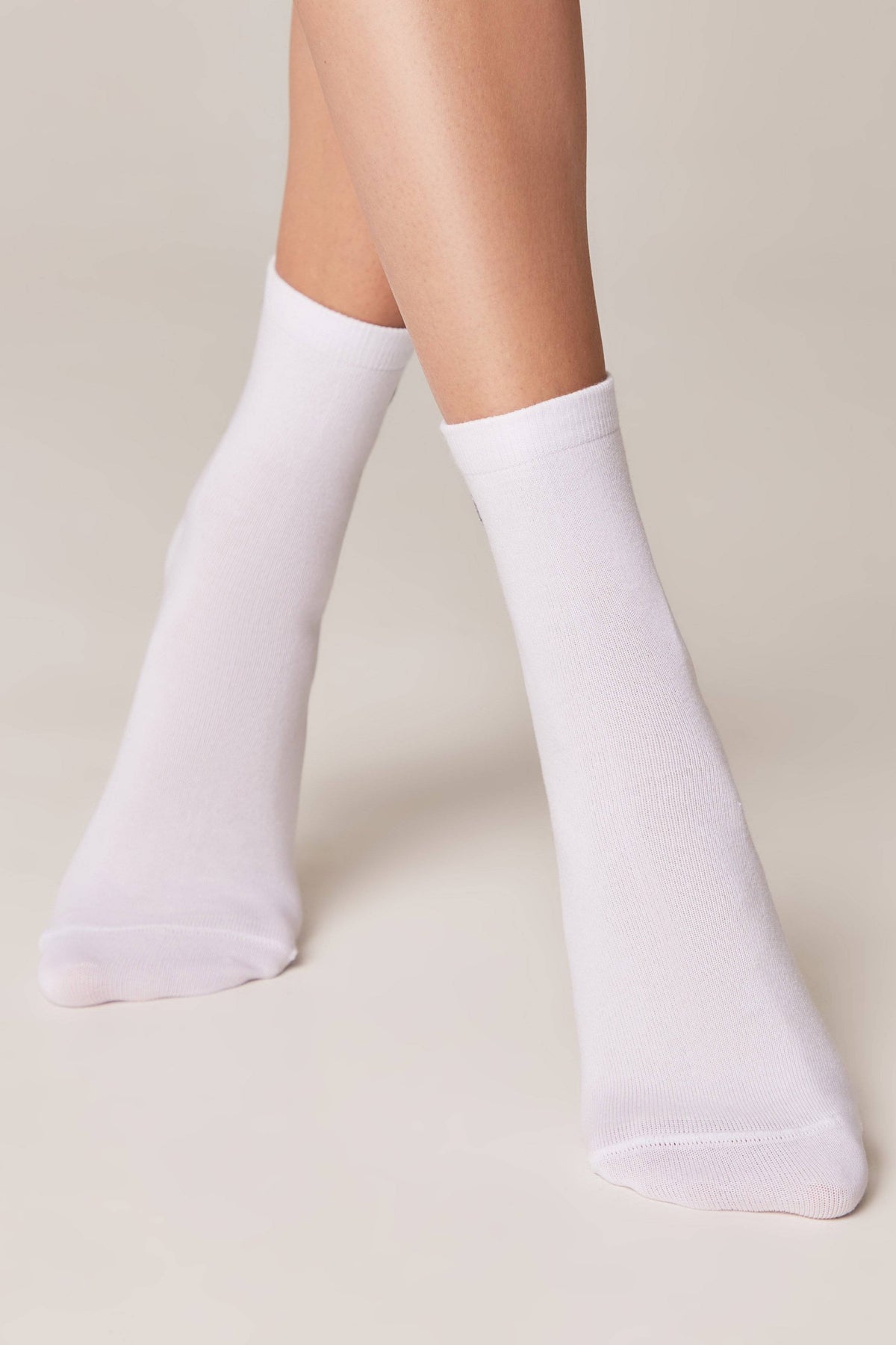 Cotton Socks Conte Classic 427 - Shimmering Heart Pattern