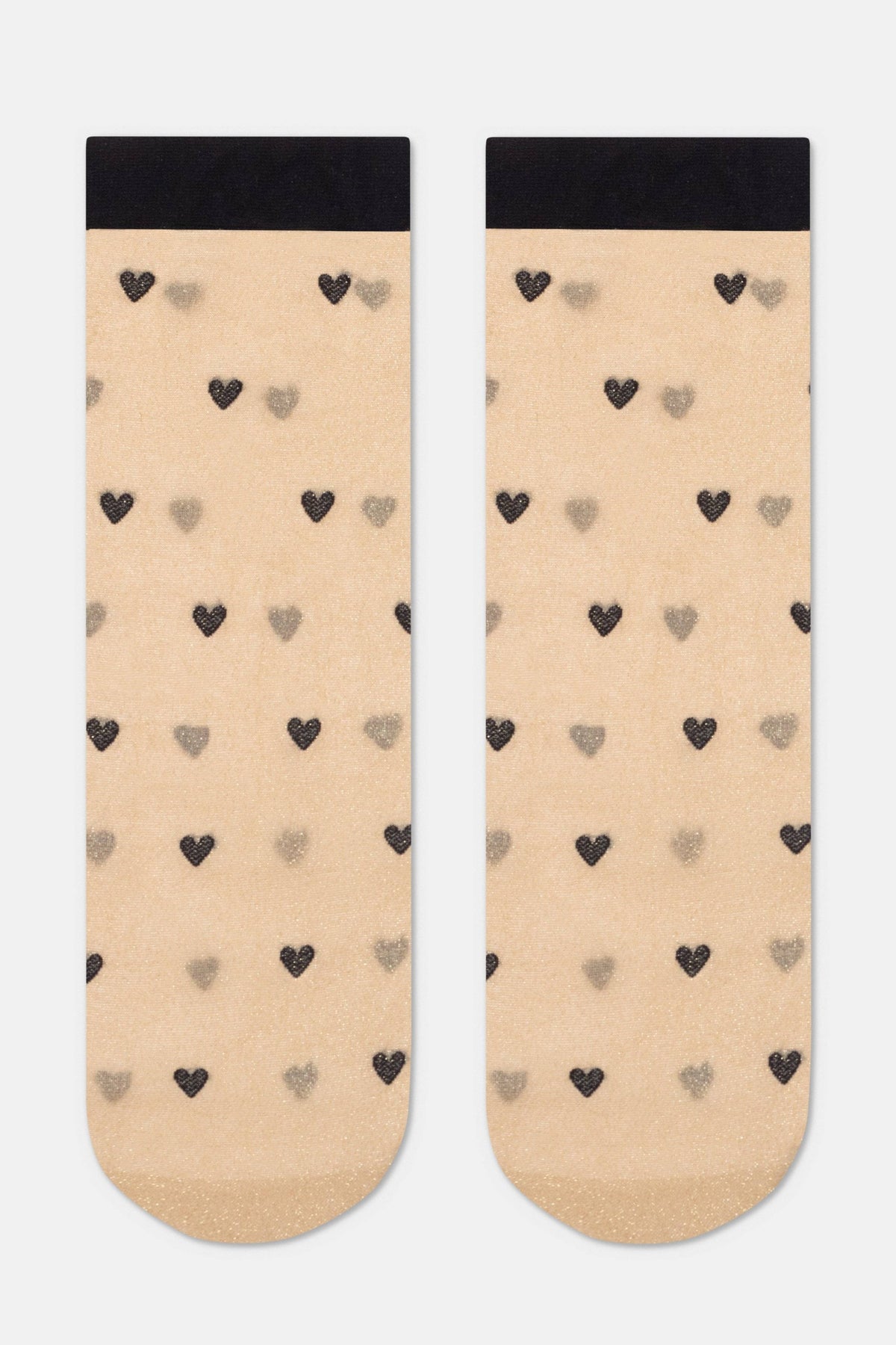 Shimmering Socks Conte Fantasy - "Hearts" Designs