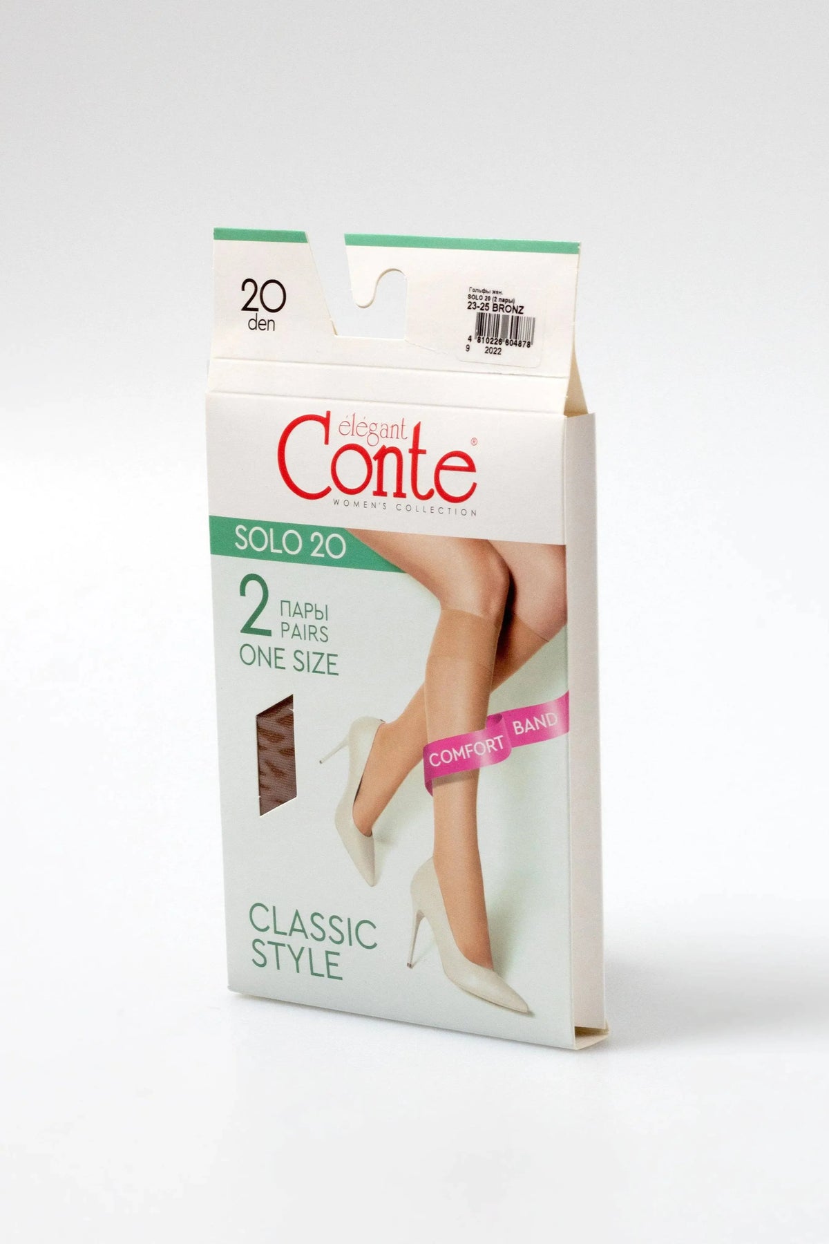 Knee Highs Conte Solo 20 Den (2 pairs)