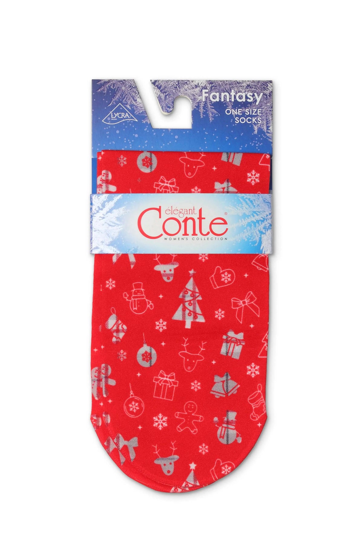 Socks Conte Fantasy 122 - New Year's Designs