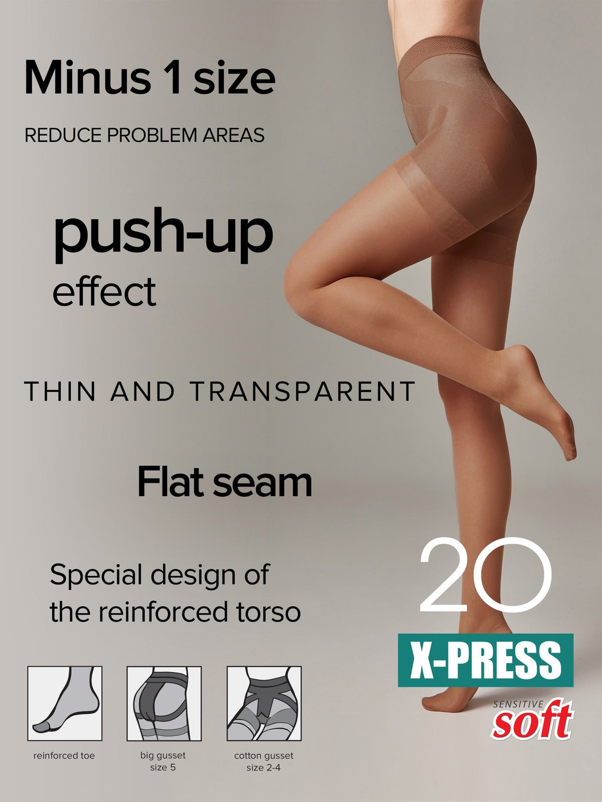 Tights Conte X-Press 20 Den - Body Shaping