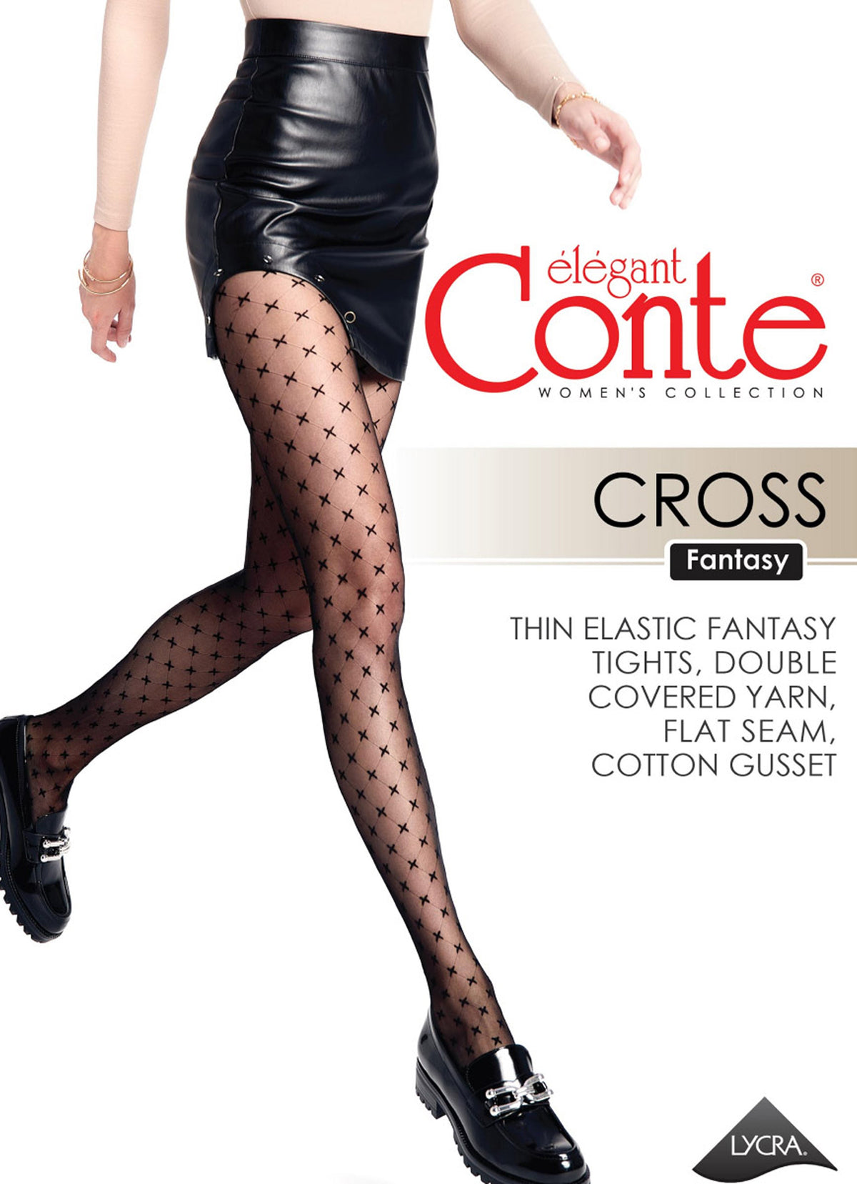 Fantasy Tights Conte Cross - Drawing of 'Crosses'