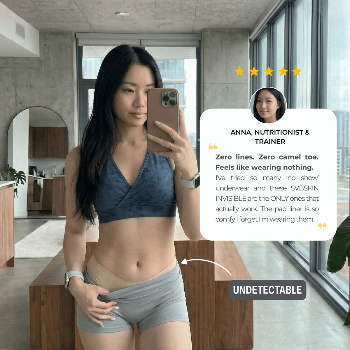 INVISIBLE Thong - Seamless Camel Toe-Proof