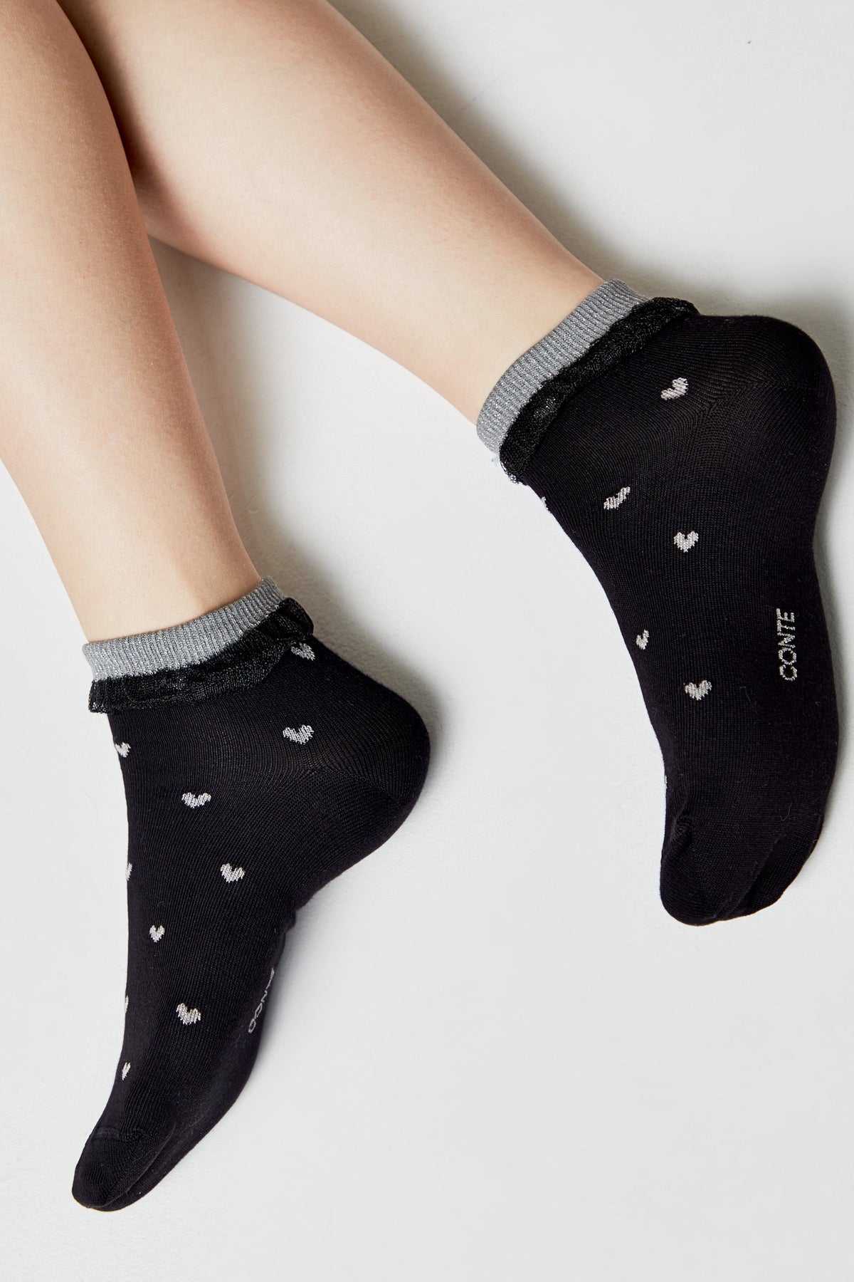 Conte Cotton Socks Classic - 243 Airy Sole and Lurex