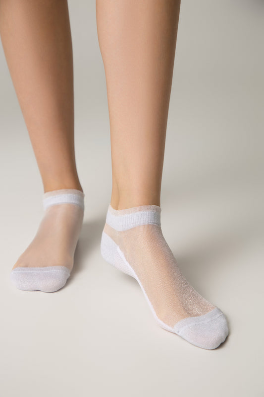 Ankle Socks Conte Active - 229 Transparent with Lurex