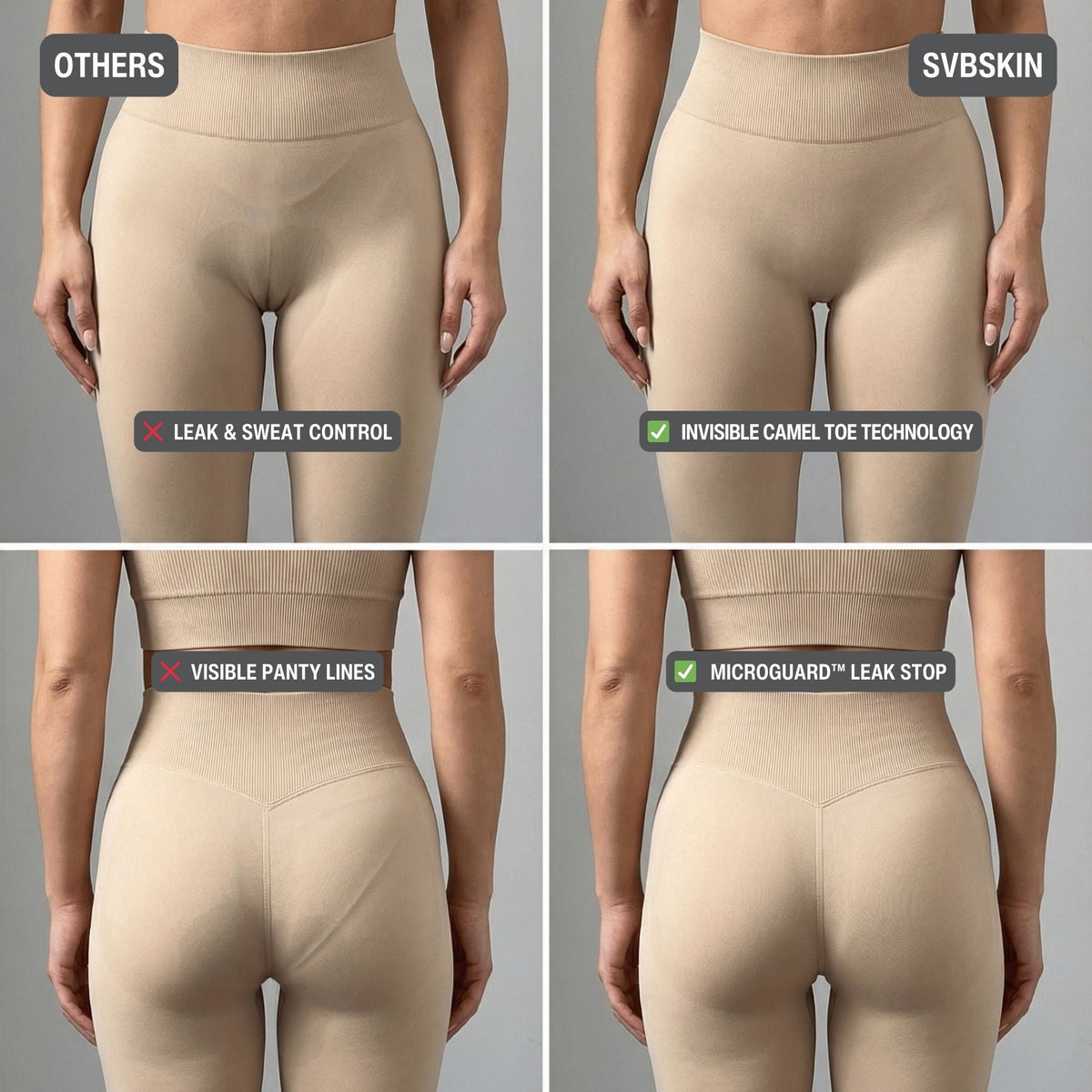 INVISIBLE Thong - Seamless Camel Toe-Proof