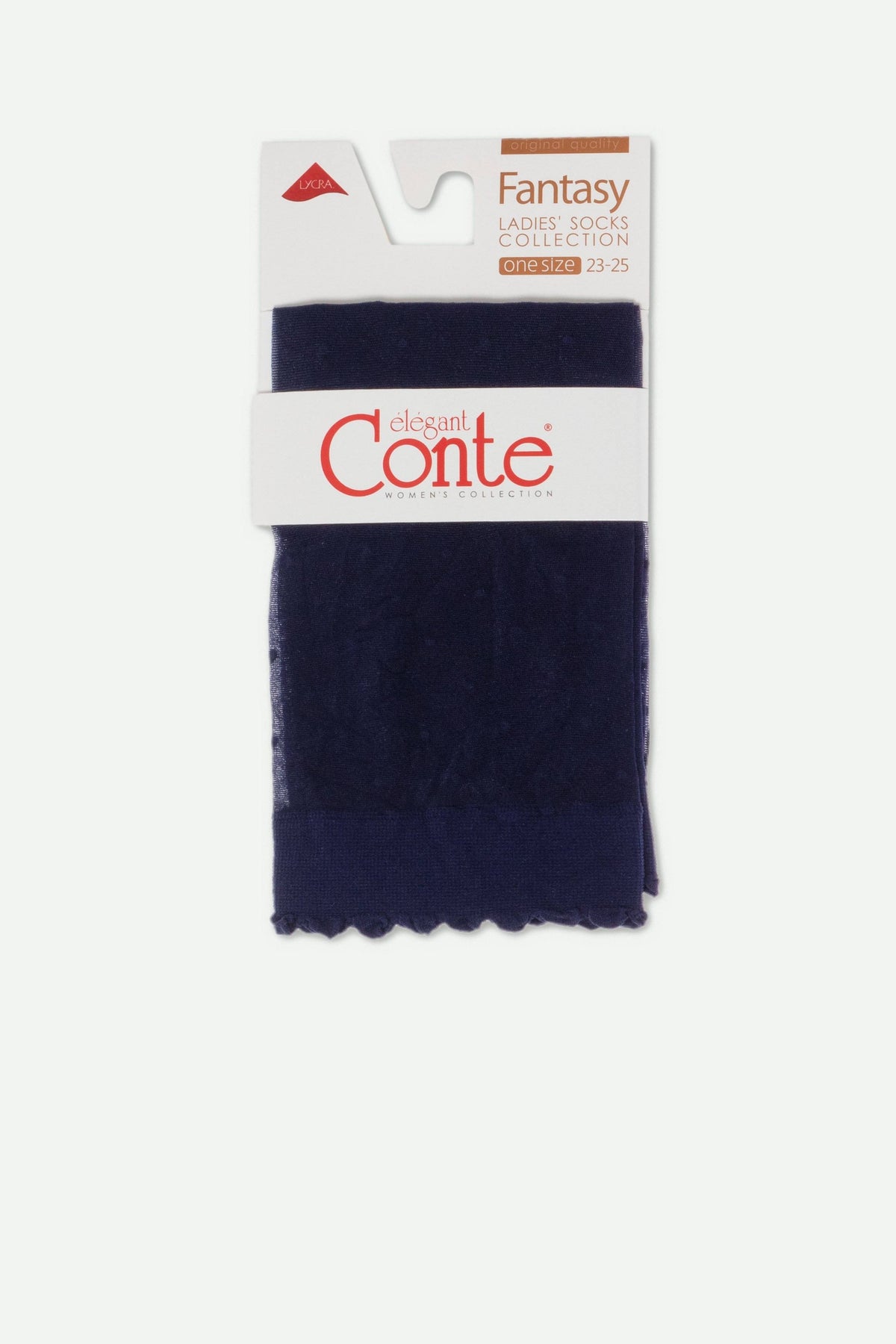 Socks Conte Fantasy - Polka Dot With a Cuff
