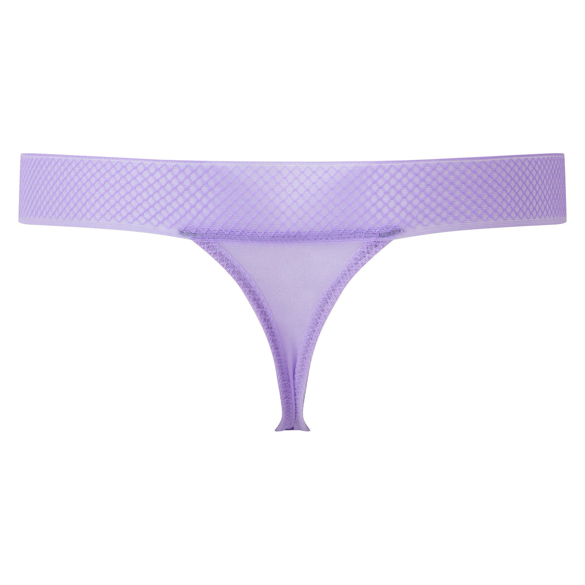 Gossard Glossies Violet Sheer Mesh Tanga Thong Panty