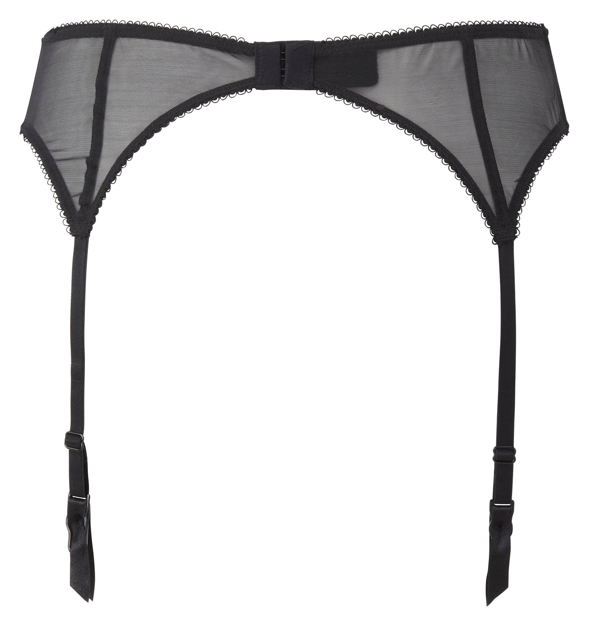 Gossard Superboost Lace Black Sheer Garter Belt