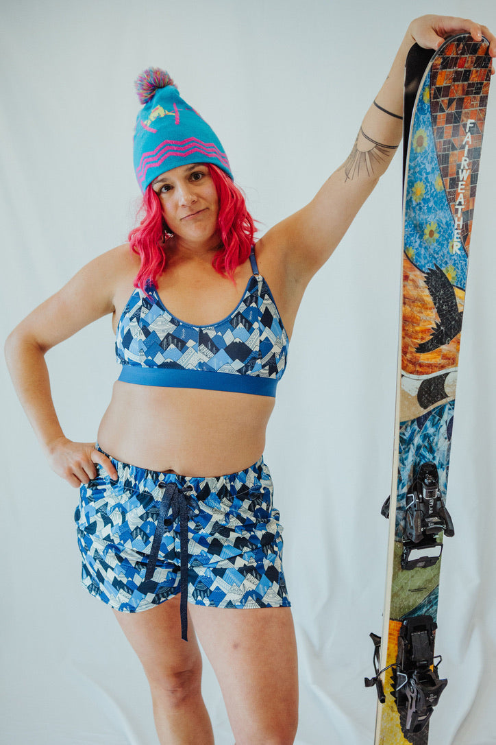 OG Mountain Print Bra