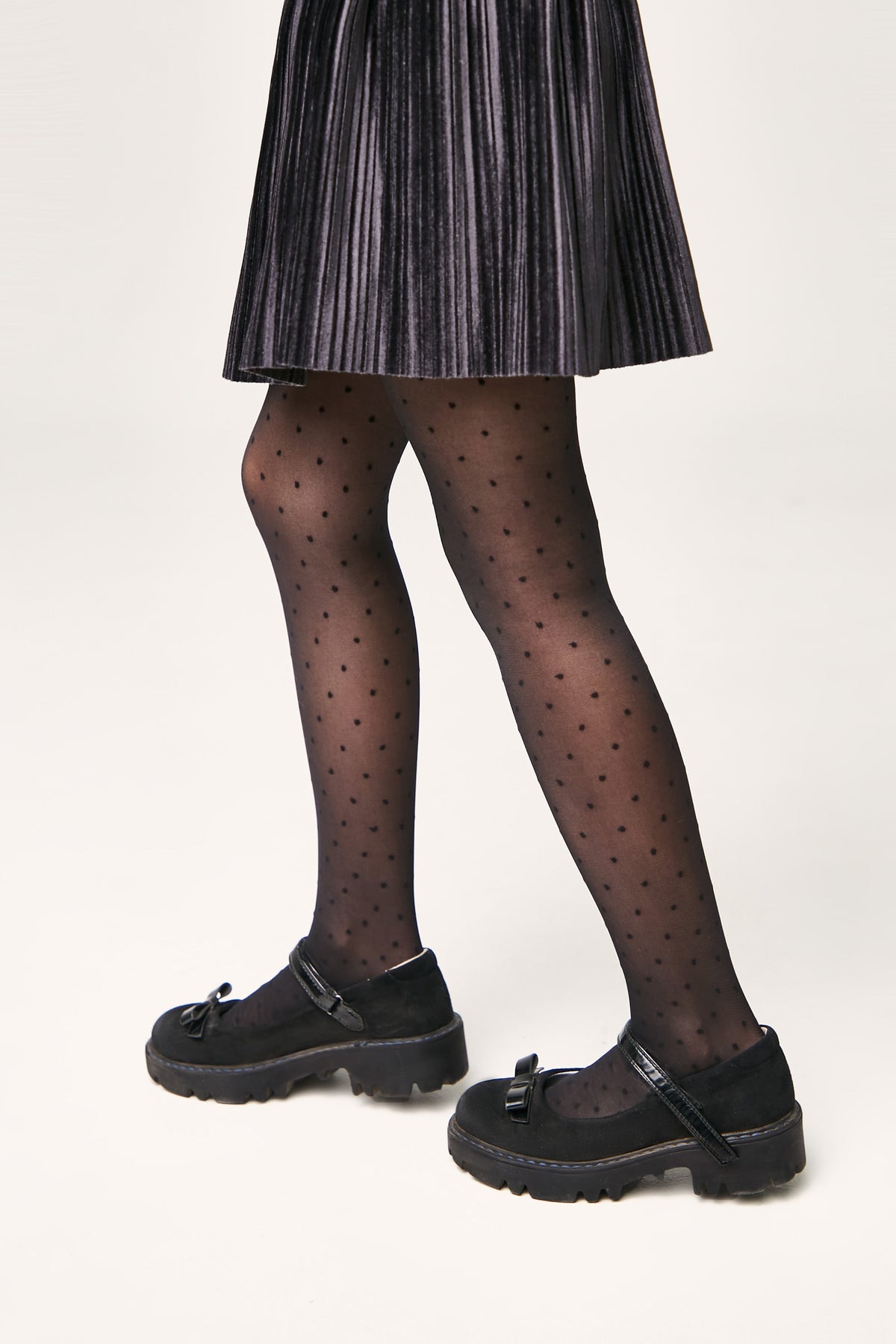 Conte Tights for girls Dotsy 30 Den - Reinforced Panty-Shorts Torso