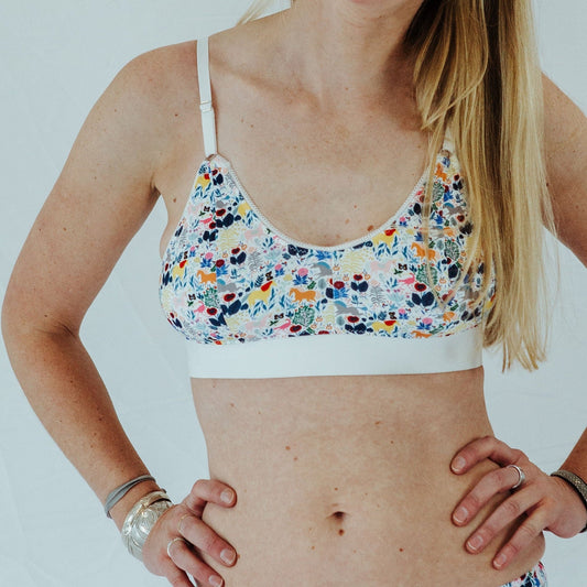 OG Unicorn Garden Print Bra