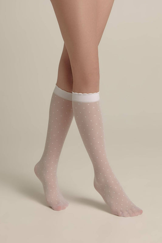 Conte Knee-Highs for girls Dots 20 Den