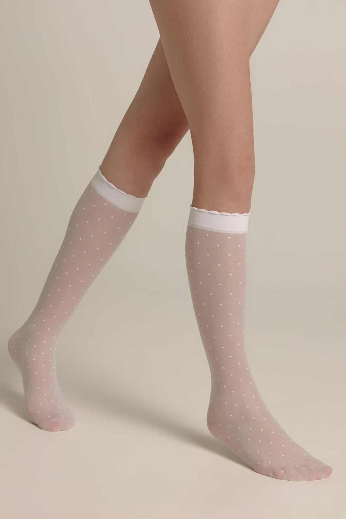 Conte Knee-Highs for girls Dots 20 Den