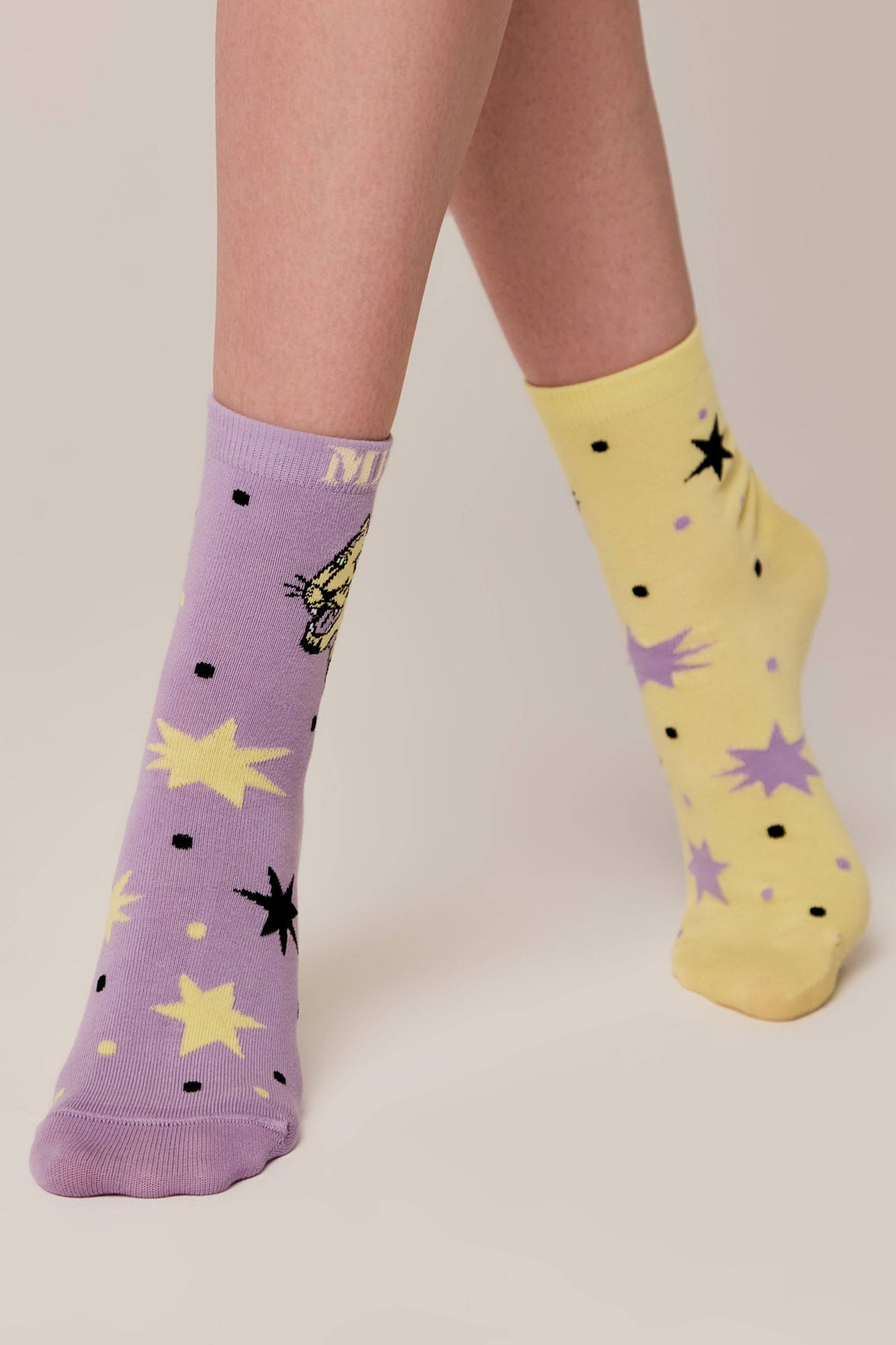 Socks Cotton Conte Happy 386 - Glam Metal