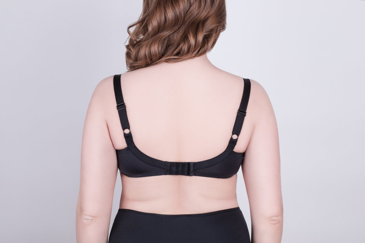 Bra Milavitsa 115910 - Elastic Knit, Underwired, Triple Diagonal Segment Cups