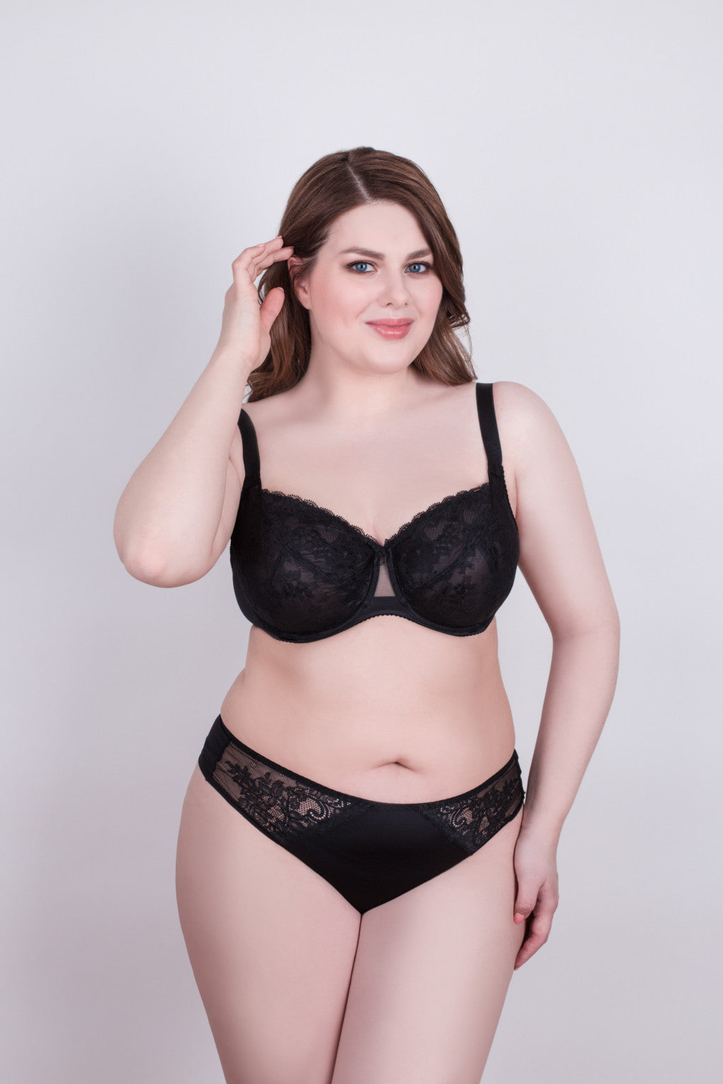 Bra Milavitsa 117180 - Lace, Triple-Cup, Decorative Insert
