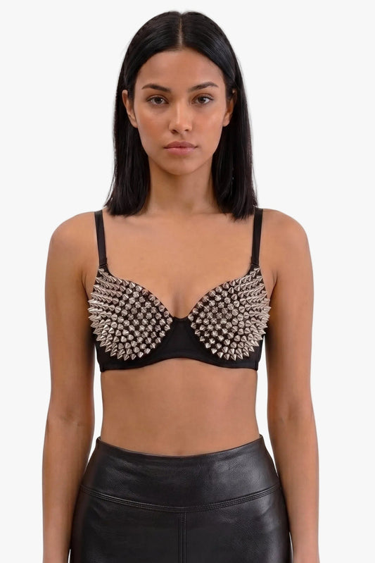Steel Siren Studded Bralette