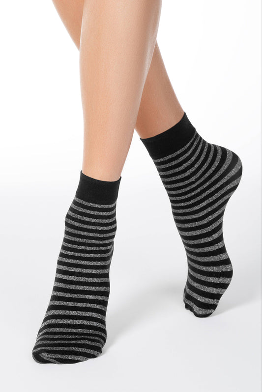 Socks Conte Fantasy - Shimmering Stripe