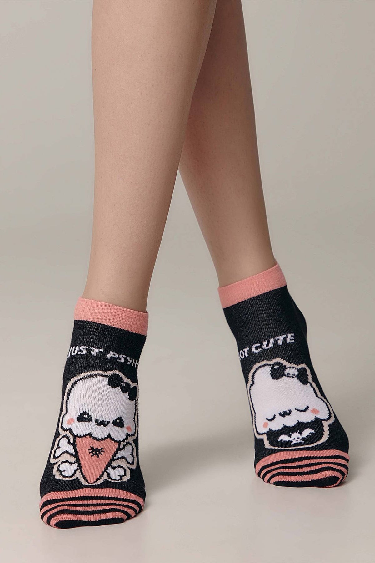 Cotton Ankle Socks Conte Happy 358 - Cute