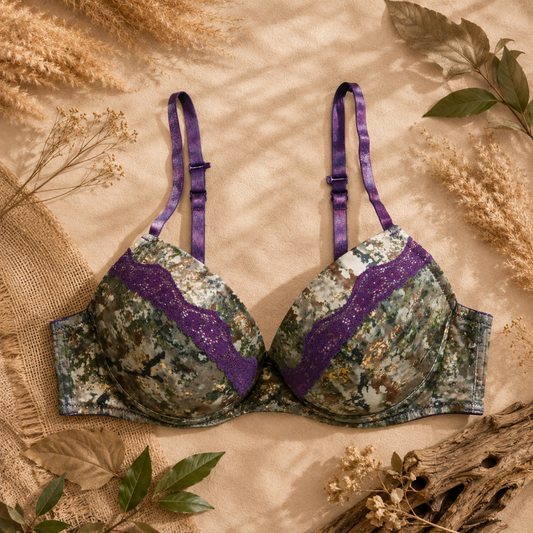 Women's Camo Padded Bra - Shape Shift Hunting Lingerie - Wilderness Dreams